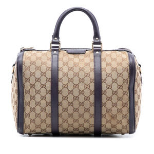 Pre-Loved Gucci Medium GG Canvas Joy Boston Bag